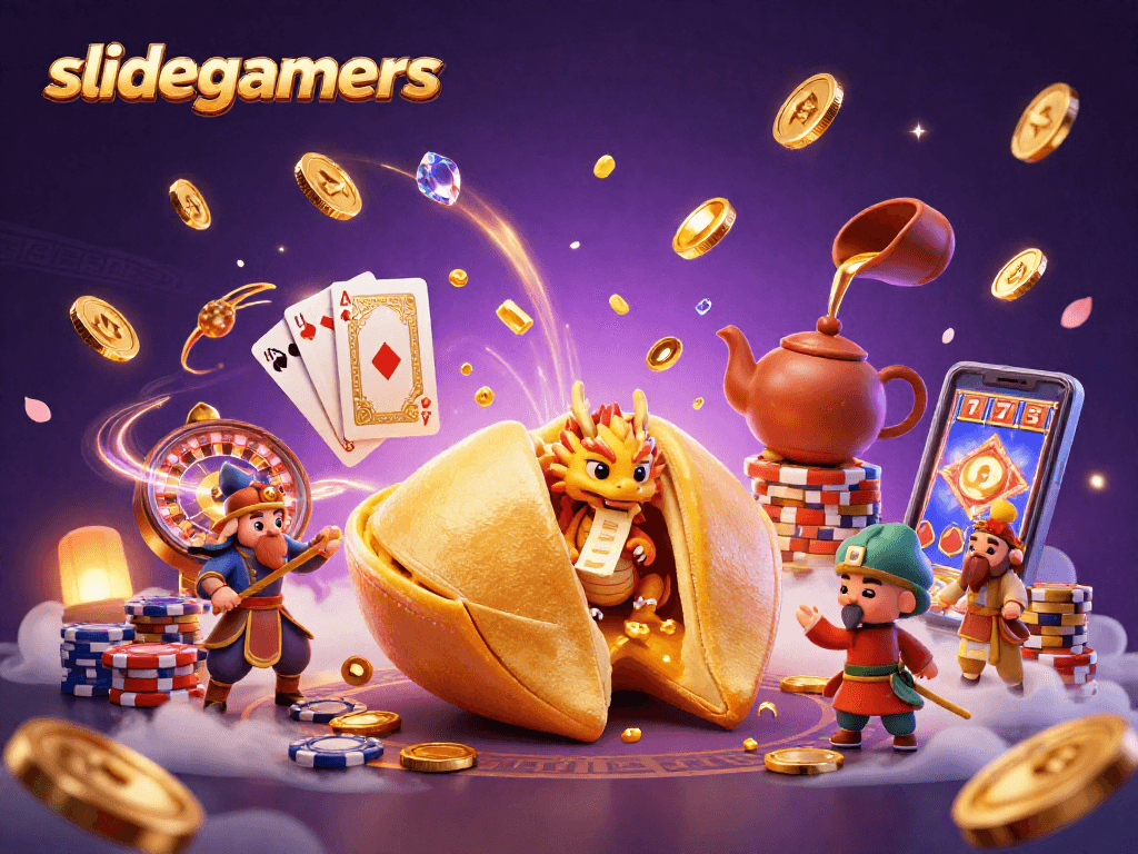 Play at slidegamers and enjoy thrilling winnings with magical gaming scenes and dynamic characters.