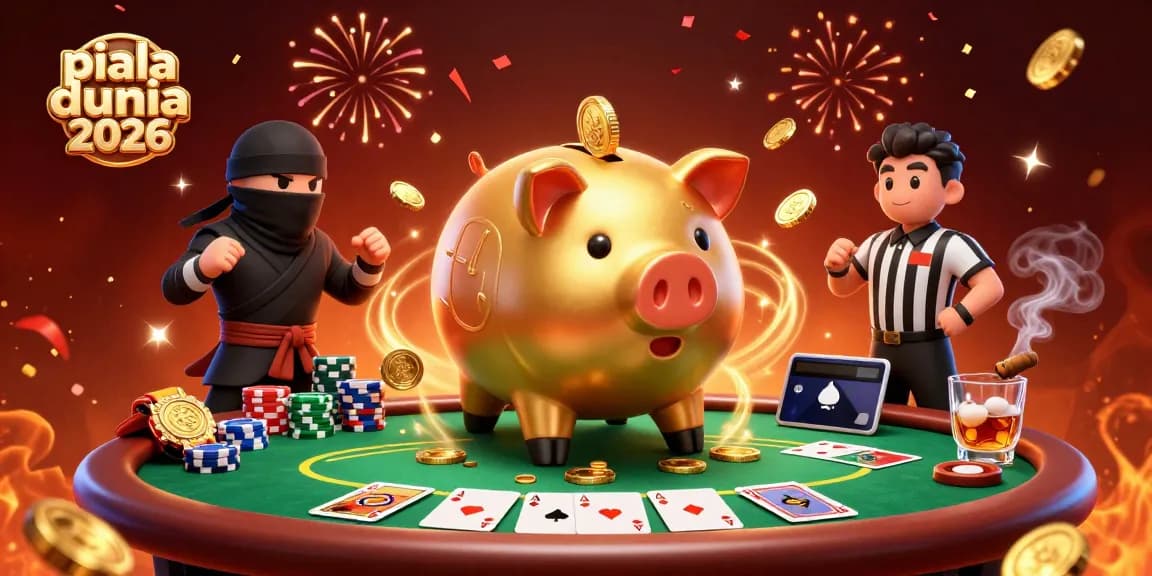 Engage with the excitement of piala dunia 2026 through this vibrant casino scene featuring dynamic characters.