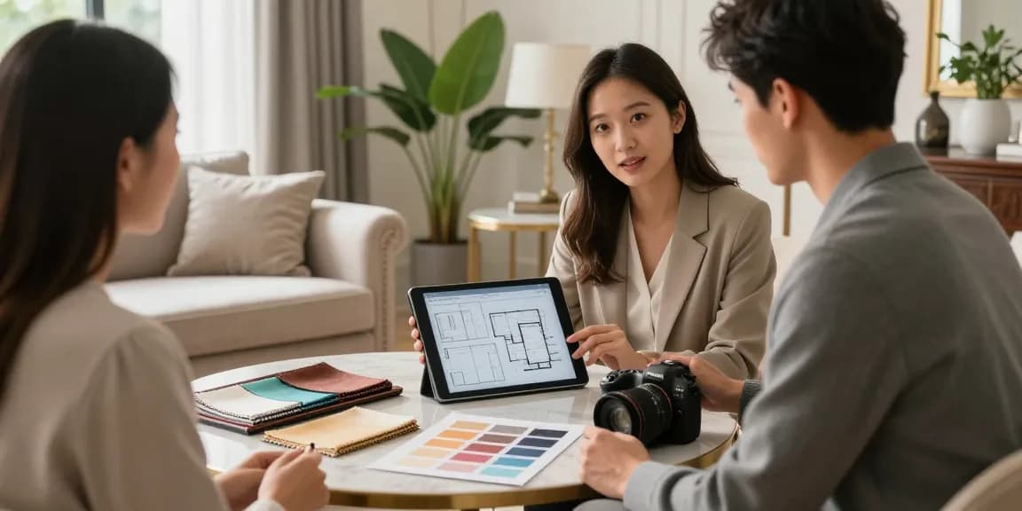 Transformasi rumah dengan layanan Decor Serene dari GOKIL33, tampilkan desain elegan.