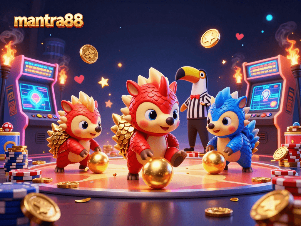 Experience thrilling rivalry in mantra88 with pangolins battling for golden wins!