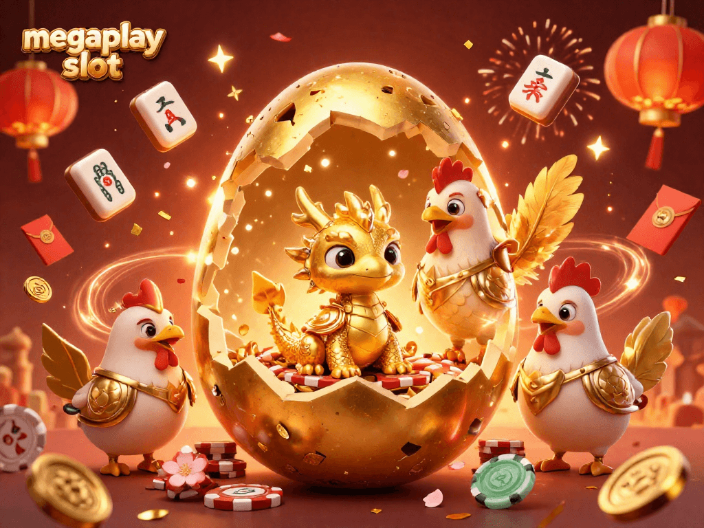 เล่นเกมเมก้าเพลย์สล็อตด้วยสล็อต 3D ขนาดใหญ่และมังกรทองในบรรยากาศพิเศษ