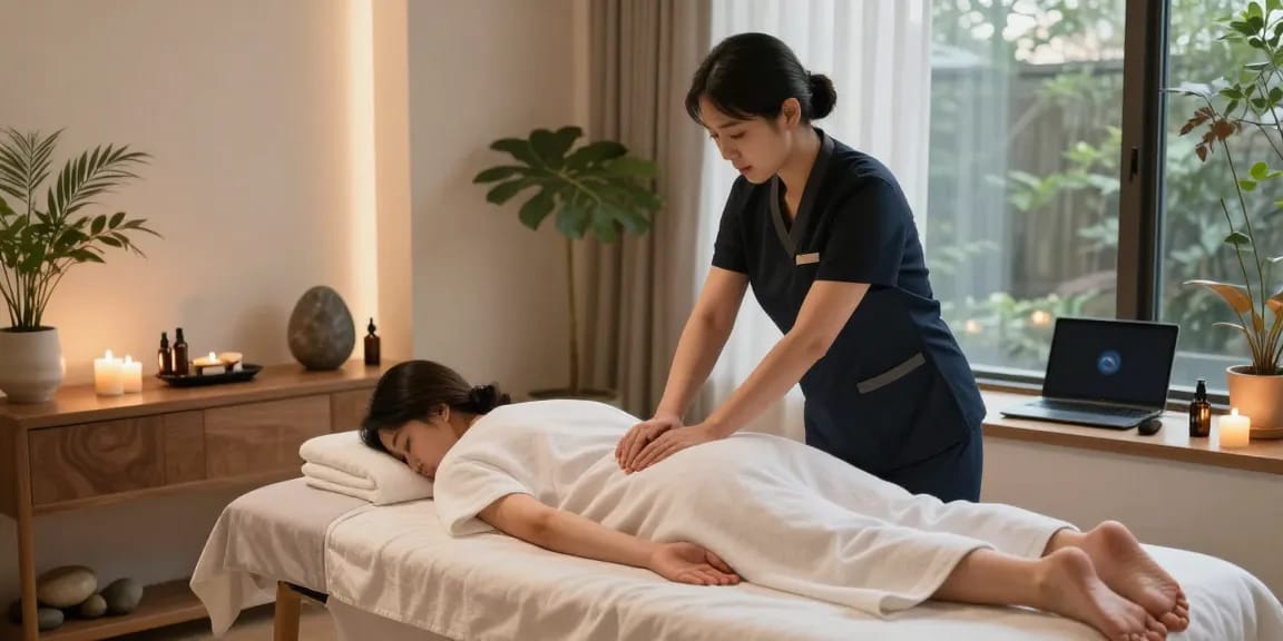 Experience luxurious 강남출장마사지 in a serene upscale environment.