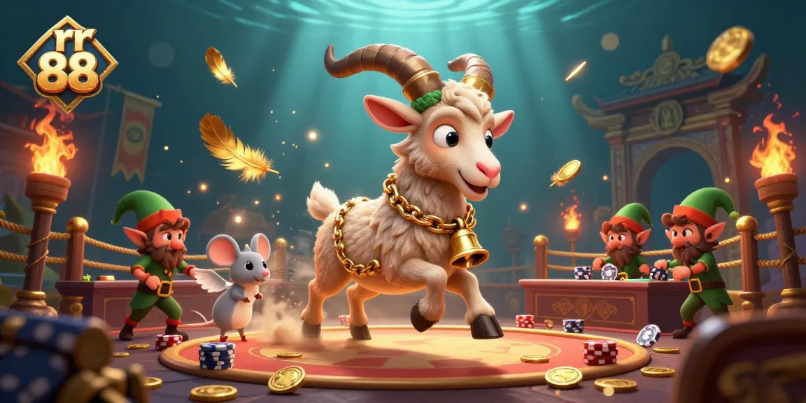 Experience the excitement of rr 88 with vibrant characters and casino elements in a dynamic scene.