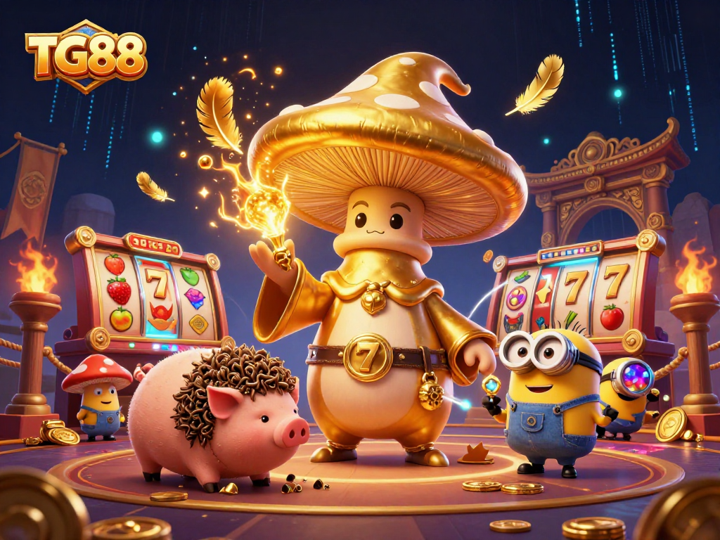 TG88 offers a vibrant gaming atmosphere featuring magical elements and dynamic slot gameplay.