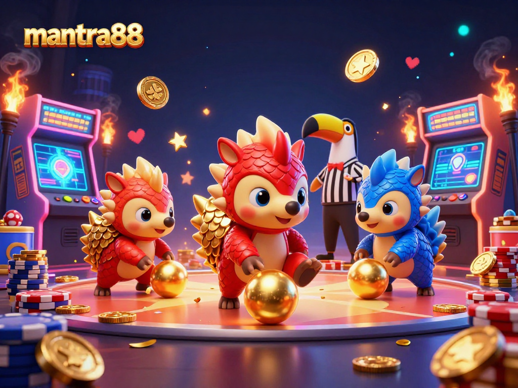Experience thrilling rivalry in mantra88 with pangolins battling for golden wins!