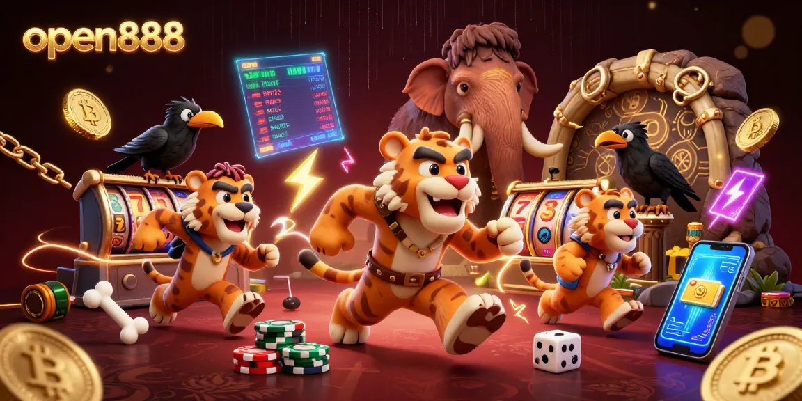 Experience thrilling adventures with open888 as cavemen and crypto blend in a thrilling casino!