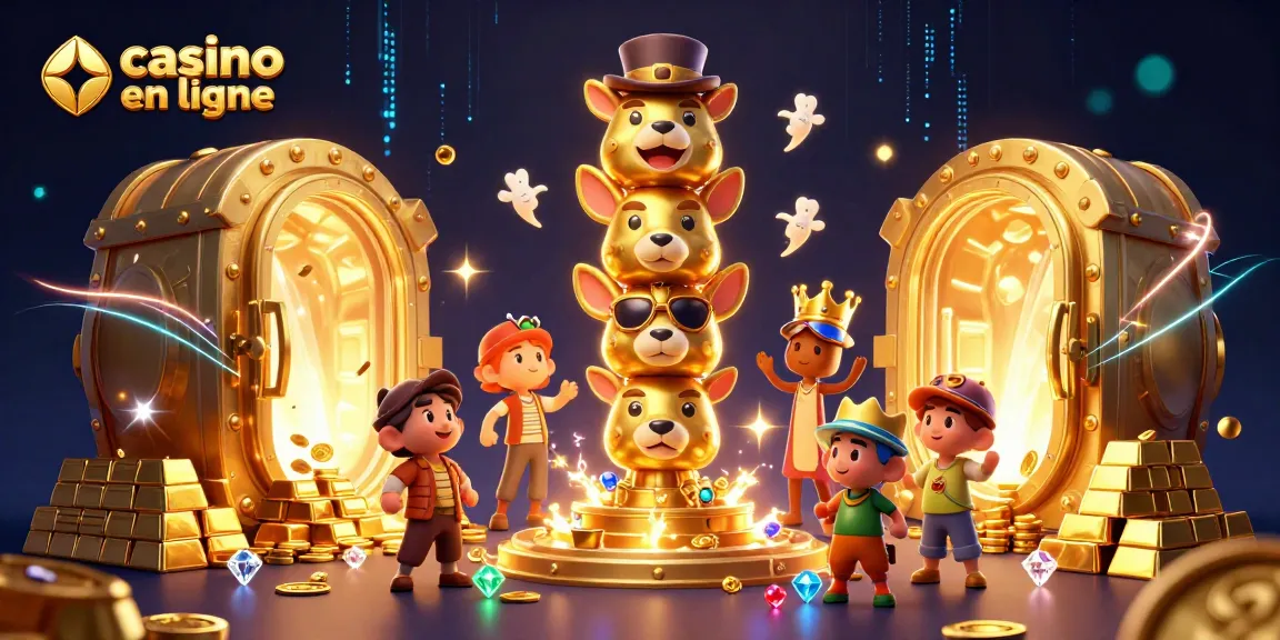 Gagnez avec le casino en ligne en découvrant un totem animé entouré de richesses.