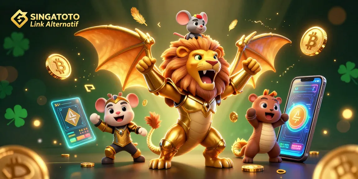 Temukan SINGATOTO Link Alternatif dan bayar dengan koin Bitcoin untuk pengalaman menang yang lebih baik!