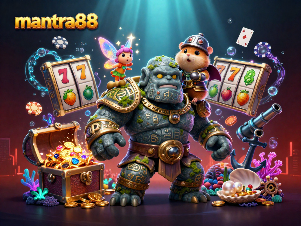 Engage with mantra88 and experience thrilling slots gameplay featuring unique characters and vibrant casino elements.