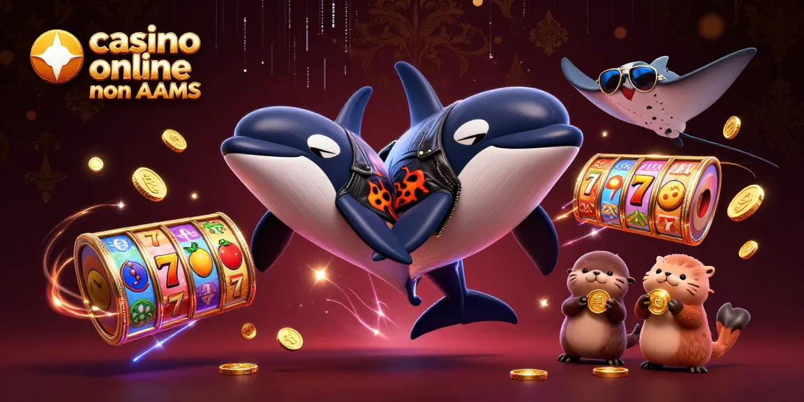 Giocando nei casino online non AAMS, il divertente gruppo di creature marine vince monete d'oro.
