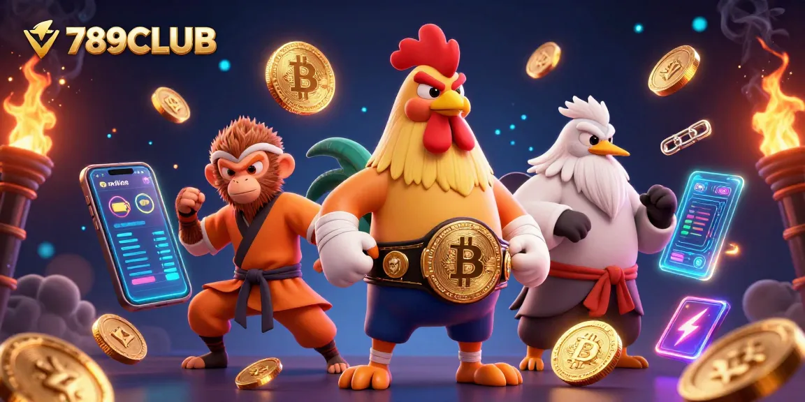 Engage in top-tier gaming action at 789CLUB, featuring dynamic characters and crypto elements.