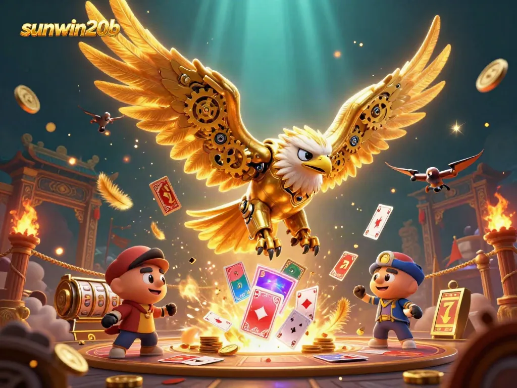 Engage in exciting gameplay at sunwin20b with dynamic 3D characters and vibrant casino elements.