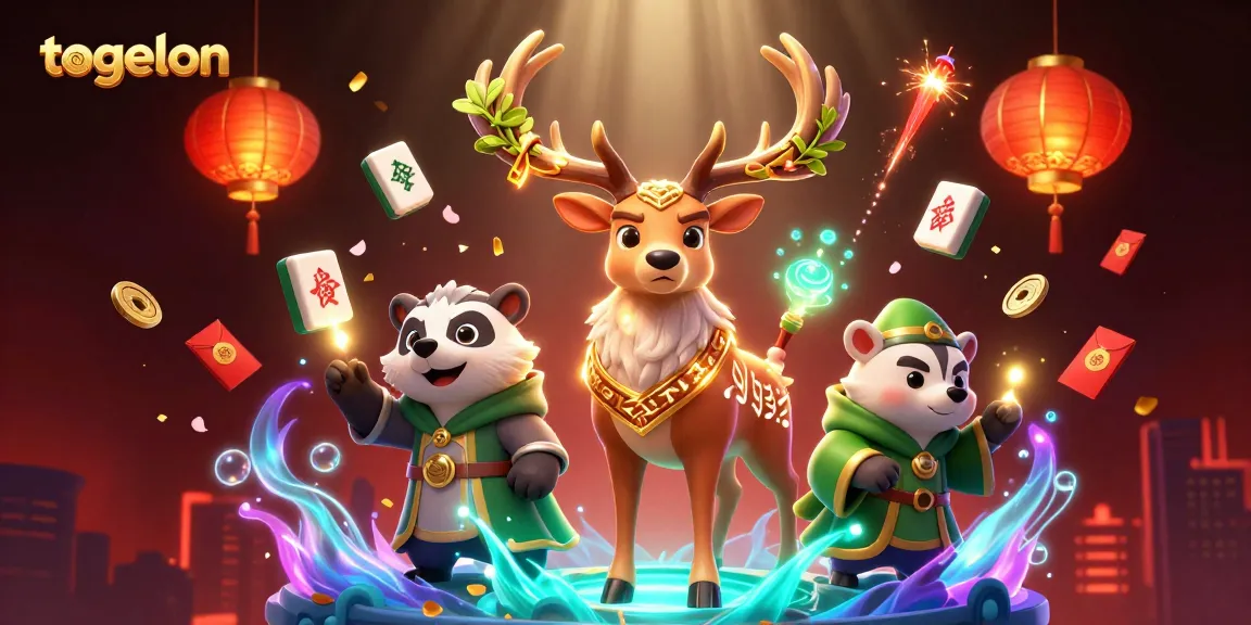 Engage with togelon as vibrant characters illuminate winning moments in this magical online casino scene.