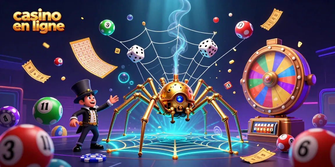 Découvrez l'univers captivant du casino en ligne avec une araignée steampunk en plein jeu
