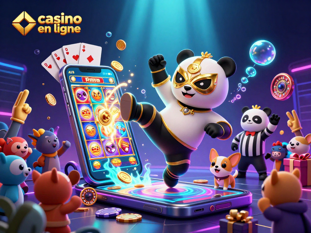 Jouez sur un casino en ligne tout en profitant d'une ambiance divertissante avec des personnages animés.