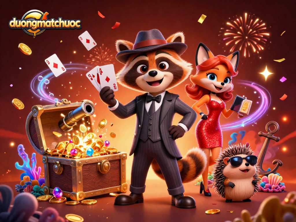 Engage with duongmatchuoc gameplay featuring rich visuals and dynamic characters in an interactive casino setting.