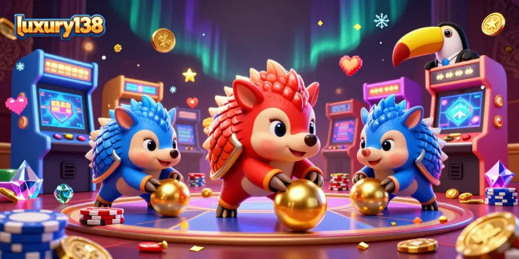 Luxury138 menghadirkan duel seru antara dua pangolin dalam taruhan poker menghibur para pemain.