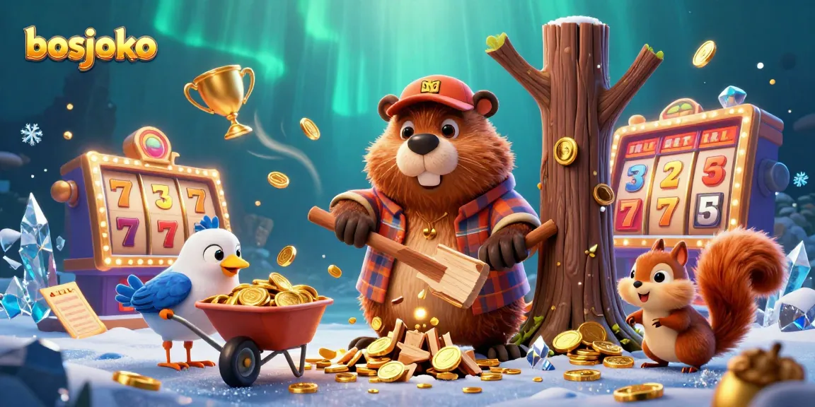 Jelajahi dunia bosjoko dengan karakter lucu dan elemen slot menakjubkan di gambar 3D ini.