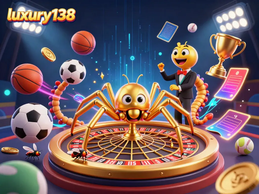 Place bets and win big at luxury138 with thrilling sports action in a dynamic 3D scene.