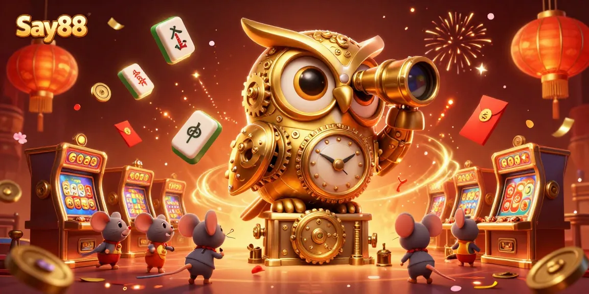 Engage in thrilling gambling action at Say88 with vibrant visuals and captivating casino elements.