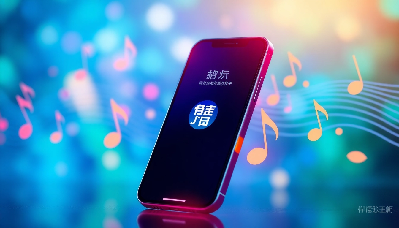 下载汽水音乐下载的风格化界面，展示音乐下载的激情与乐趣
