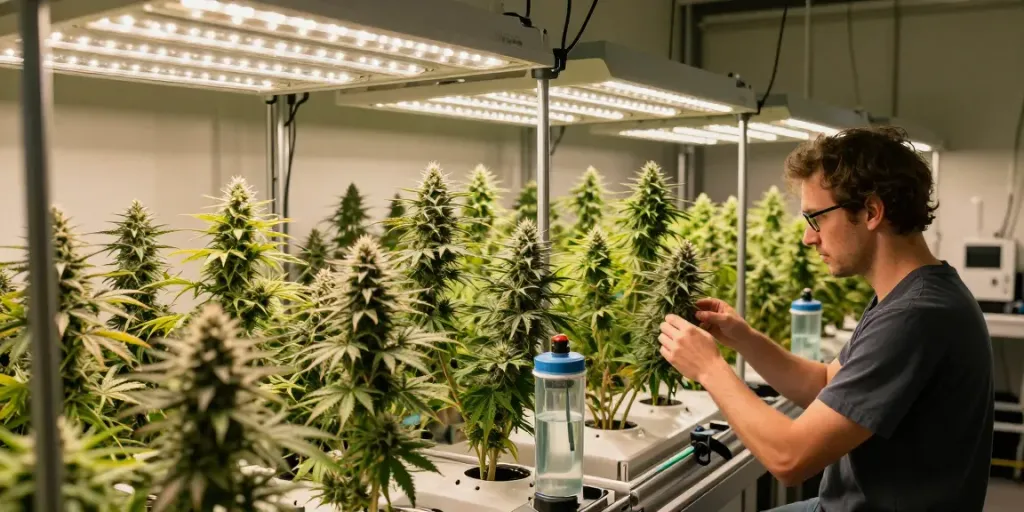 Alien Labs cannabis cultivation showcasing exotic strains and artisanal care.