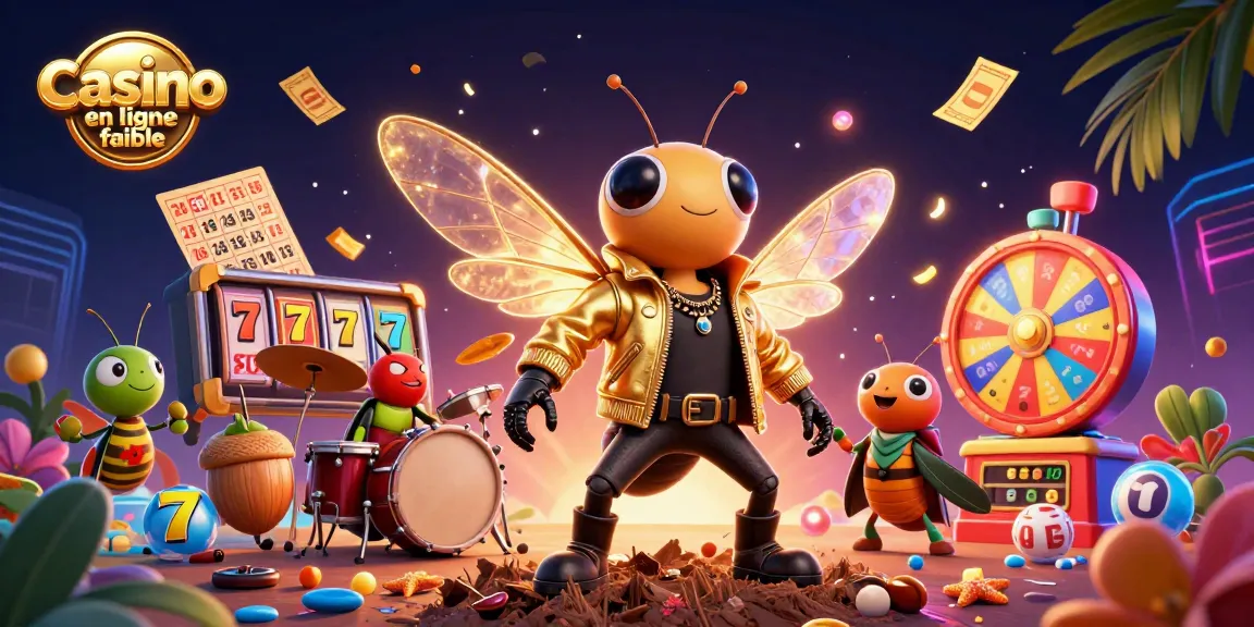 Engage with the vibrant Casino en ligne fiable scene featuring exciting slot games and energetic characters.