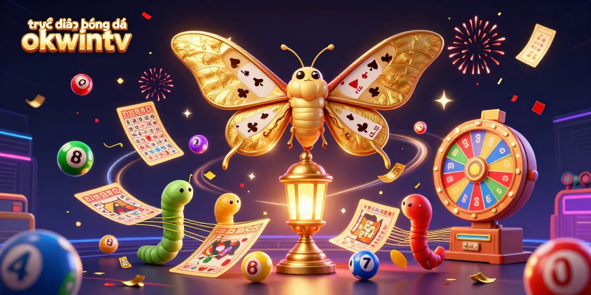 Watch trực tiếp bóng đá okwintv in vibrant 3D illustration showcasing colorful casino elements and energy