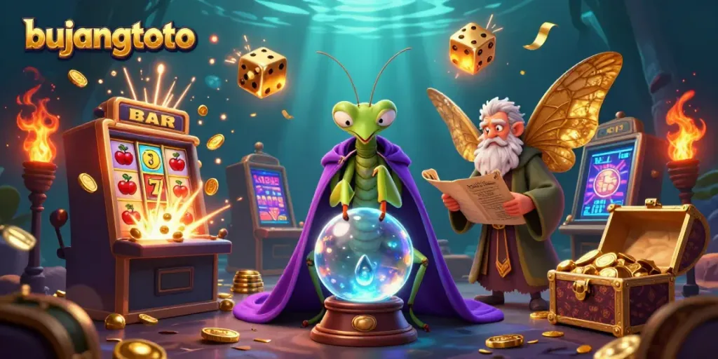 Experience the thrill of gaming with bujangtoto as animated characters embark on a winning journey.