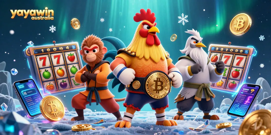Experience exciting slot gaming with yayawin australia through vibrant characters and rich casino elements.
