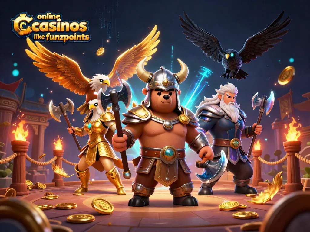 Play at online casinos like Funzpoints to experience exciting gaming action with free coins.