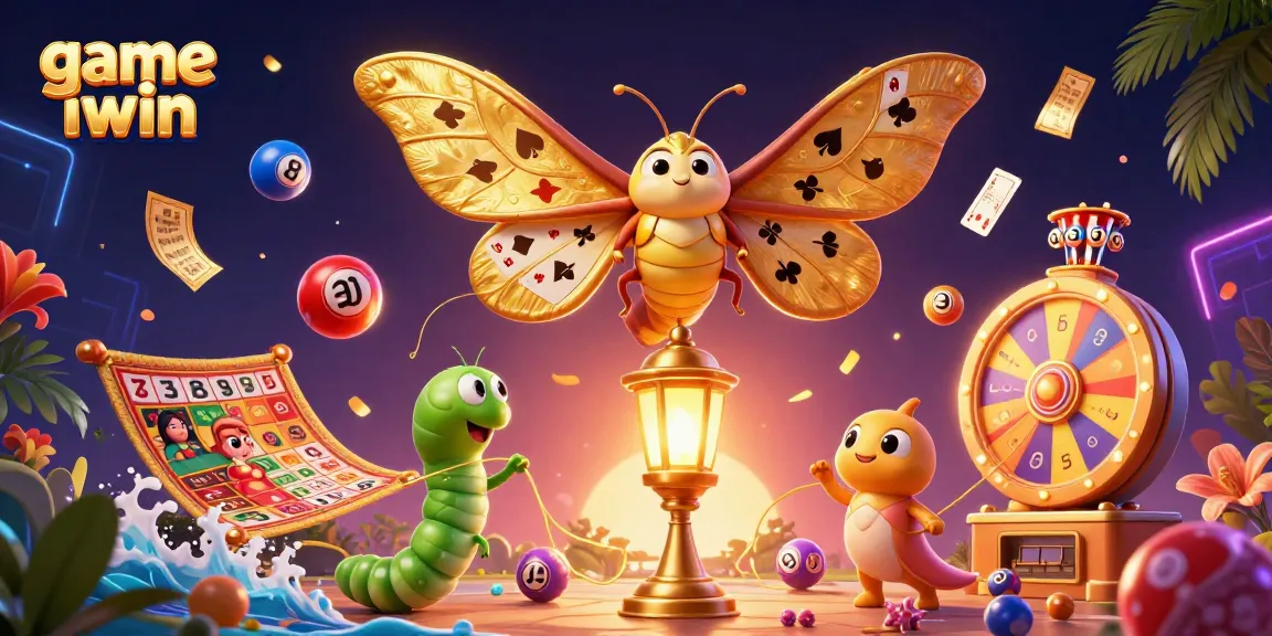 Experience thrilling game iwin action with vibrant lottery elements and golden casino visuals.