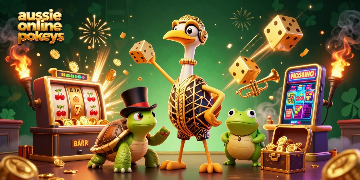 Engage with aussie online pokies featuring vibrant characters and slots exploding with coins.