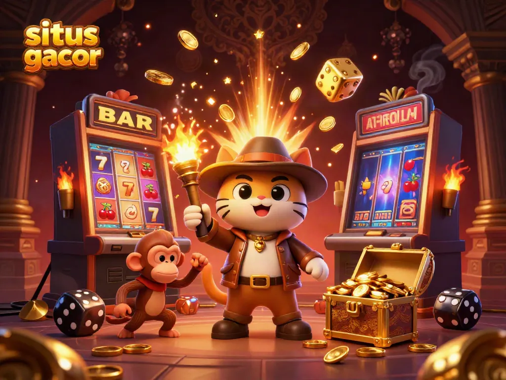Discover winning strategies on situs slot gacor with our illustrated casino adventure!