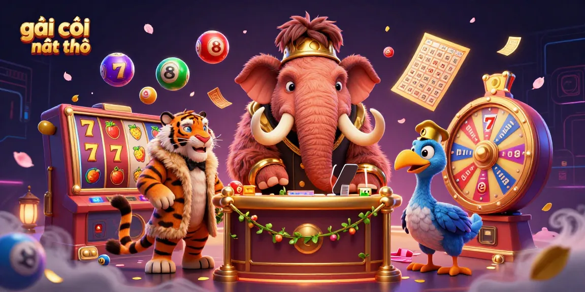 Play at gái gọi cần thơ and discover exciting slot reels with vibrant characters in a casino setting.