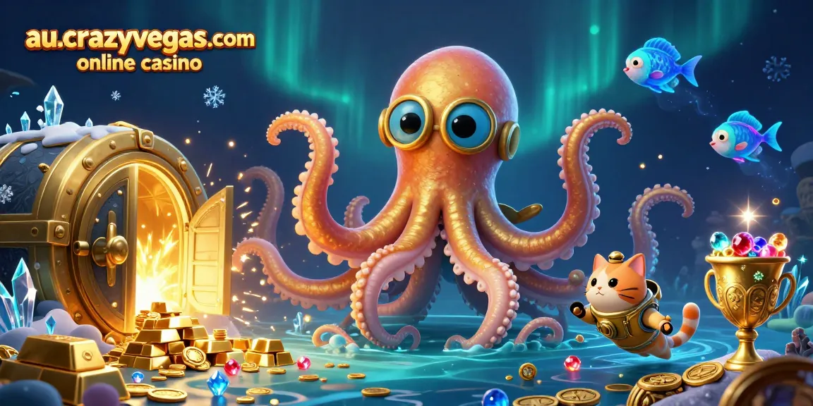 Experience the thrill at the au.crazyvegas.com online casino with treasures from a kraken's realm.