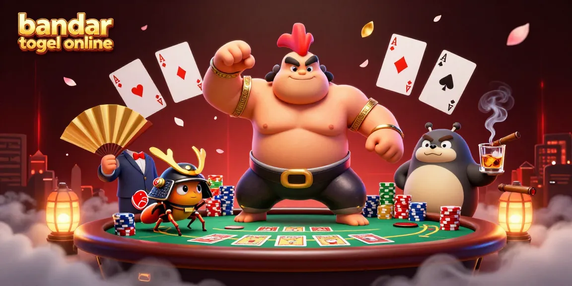 Experience the excitement of bandar togel online with a thrilling poker showdown featuring dynamic characters.