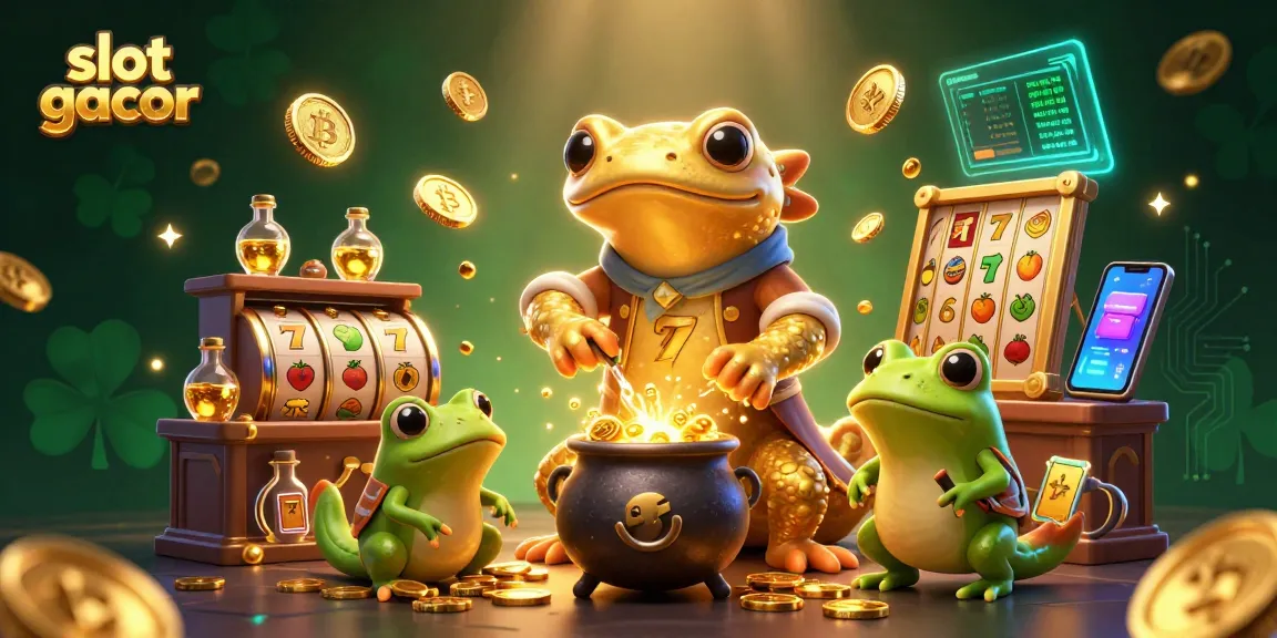 Menang dengan slot gacor di kasino sambil melihat alkemis dan rekan-rekannya mengolah uang emas.