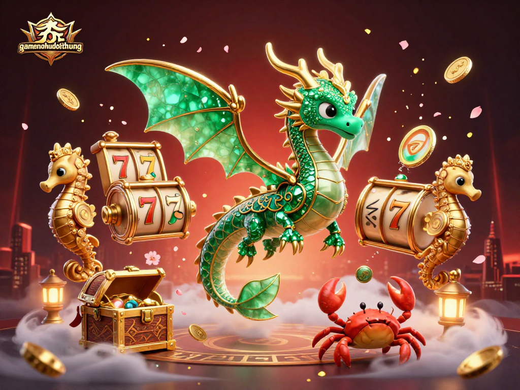Experience the thrill of gamenohudoithuong with the enchanting sea dragon and slot visuals in action.