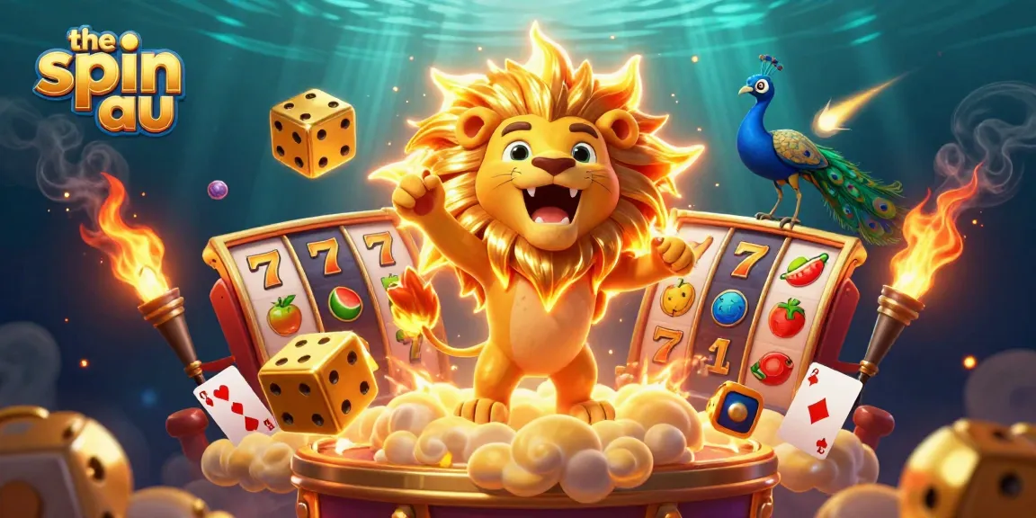 Experience the spin au while winning big at colorful slots and vibrant games in a 3D scene.