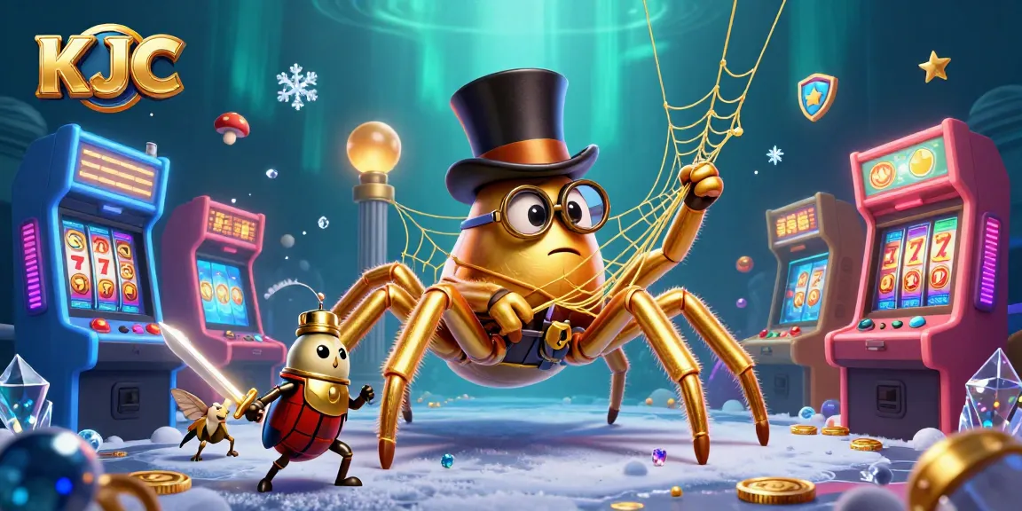 Experience the thrill of KJC's interactive casino world with dynamic characters and colorful gaming elements.