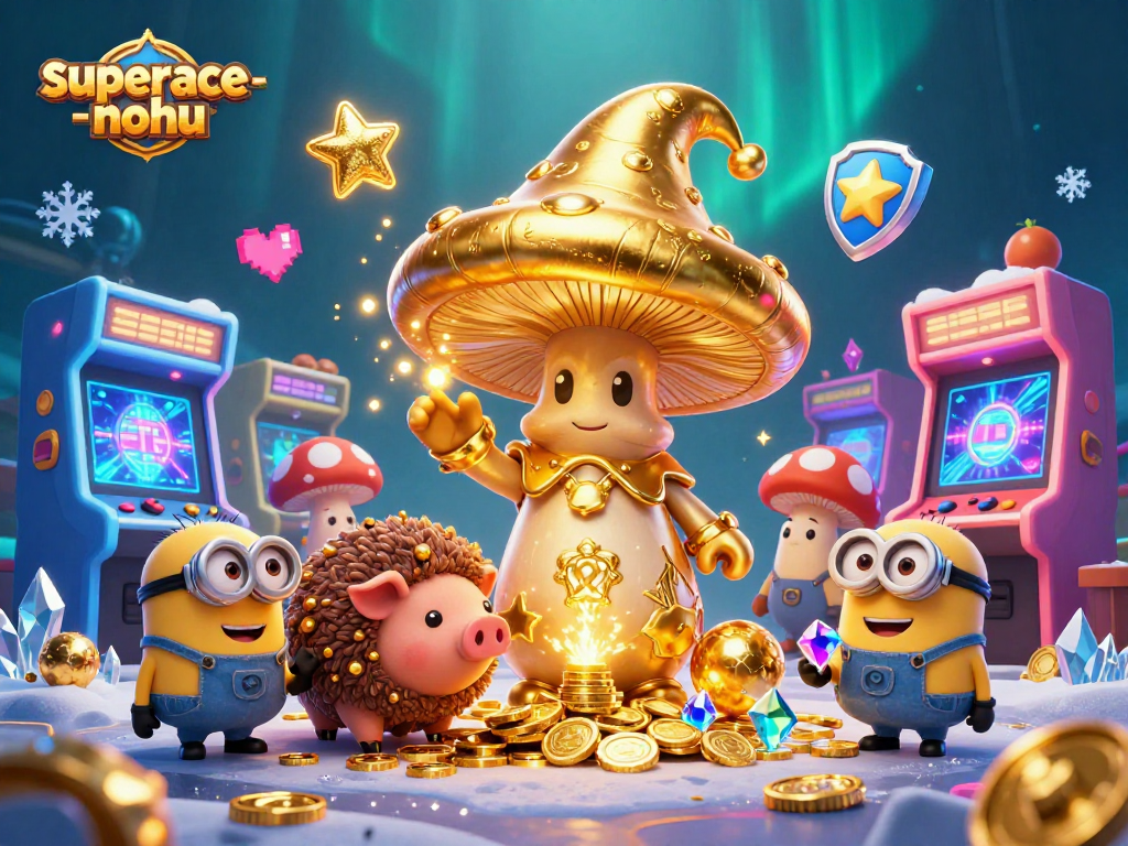 Experience the thrilling gameplay of superace-nohu with golden mushroom wizards and sparkling treasures in a dynamic gaming world.