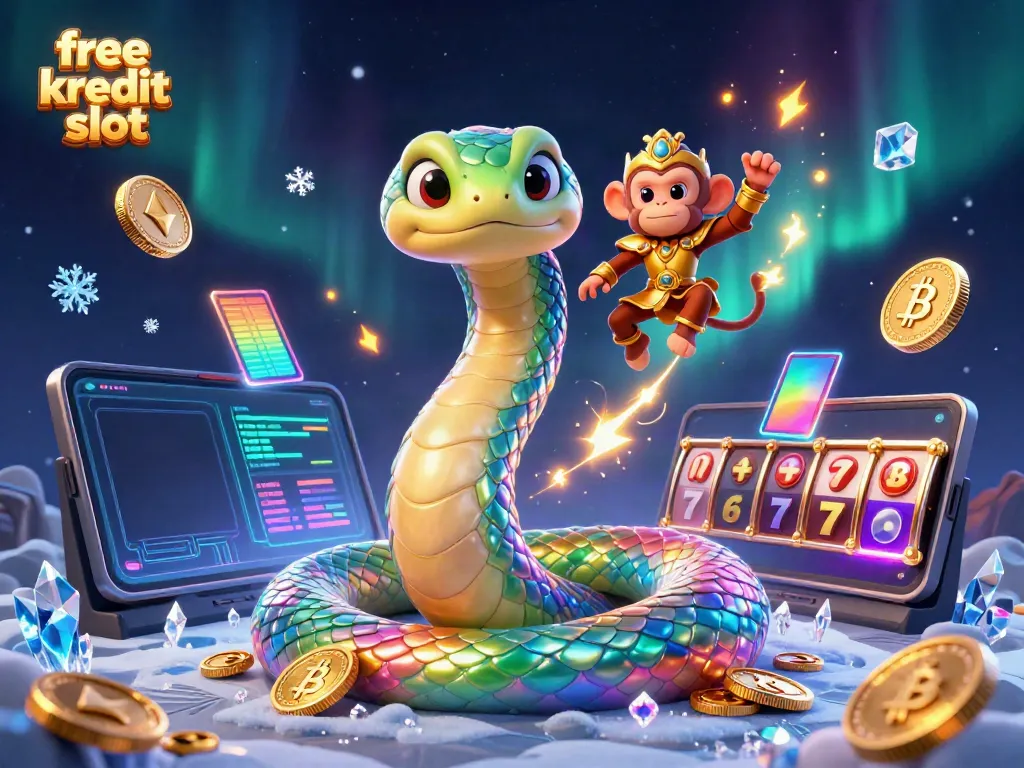 Experience vibrant free kredit slot gaming with our captivating 3D illustrated casino scene.