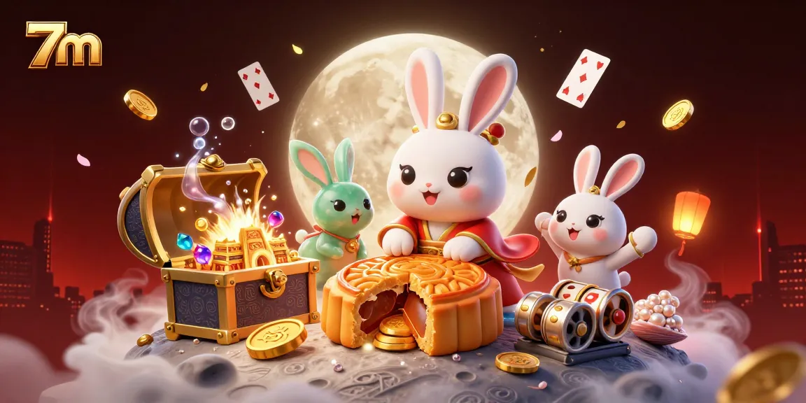 Engage with the thrilling world of 7m through an explosive casino-themed illustration featuring vibrant gaming symbols.
