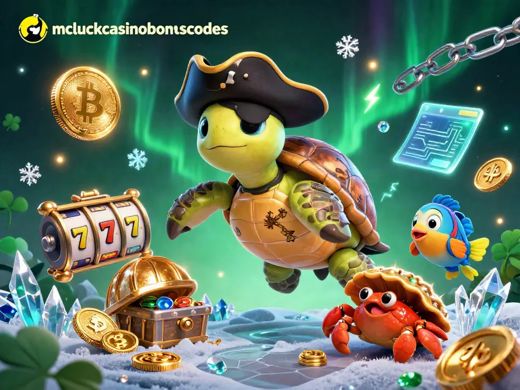 Engage with the vibrant mcluckcasinobonuscodes scene filled with colorful slots and animated characters.