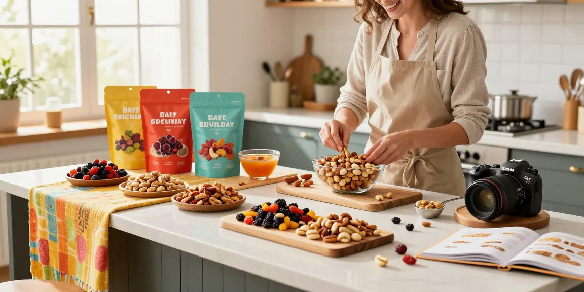 M98 สล็อตเว็บตรงไม่ผ่านเอเย่นต์ fresh nut and dried fruit assortment in a cozy kitchen scene