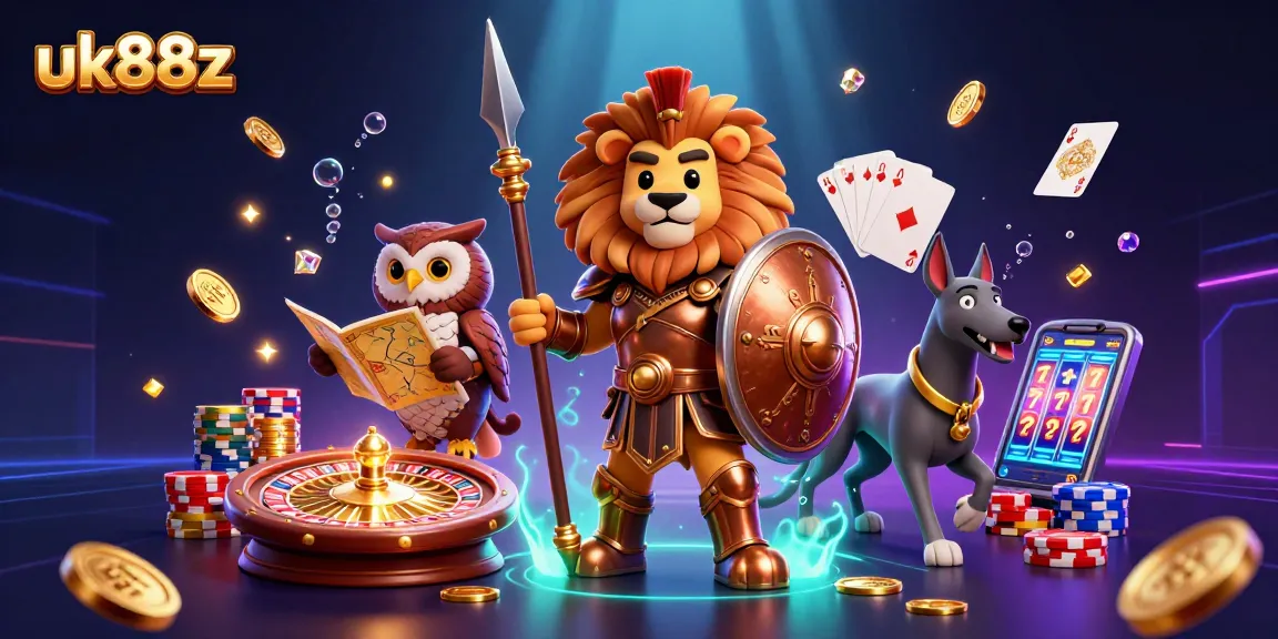 Experience thrilling gameplay and vibrant action with uk88z casino scene featuring characters and game elements.
