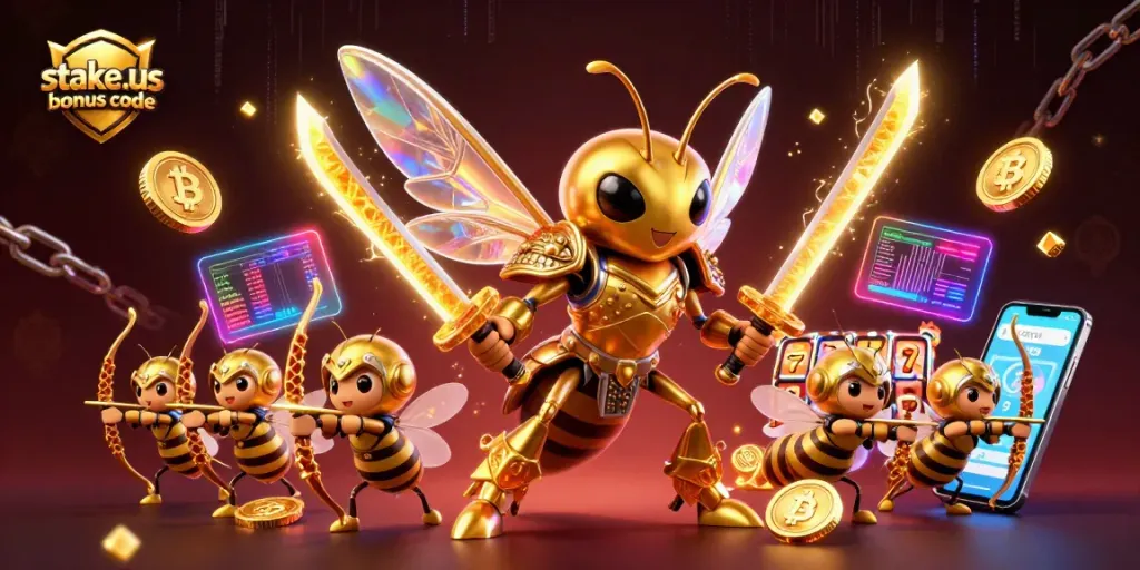Engage with the latest stake.us bonus code offers in a visually rich casino scene