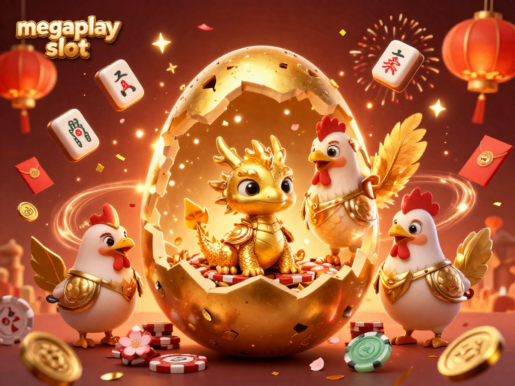 เล่นเกมเมก้าเพลย์สล็อตด้วยสล็อต 3D ขนาดใหญ่และมังกรทองในบรรยากาศพิเศษ