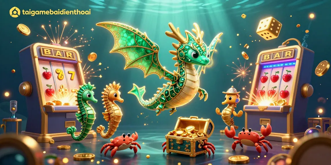 Experience exhilarating gameplay at taigamebaidienthoai with animated sea creatures and swarming jackpots.
